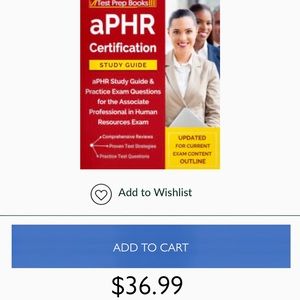 ** NEW ** APHR Study Guide- Current Exam Edition